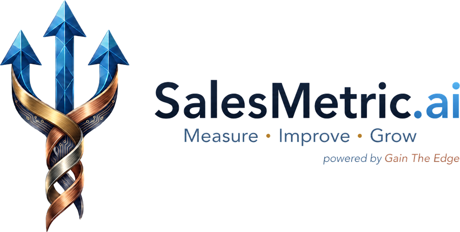 SalesMetric.ai — Measure, Improve, Grow. Powered by Gain The Edge.
